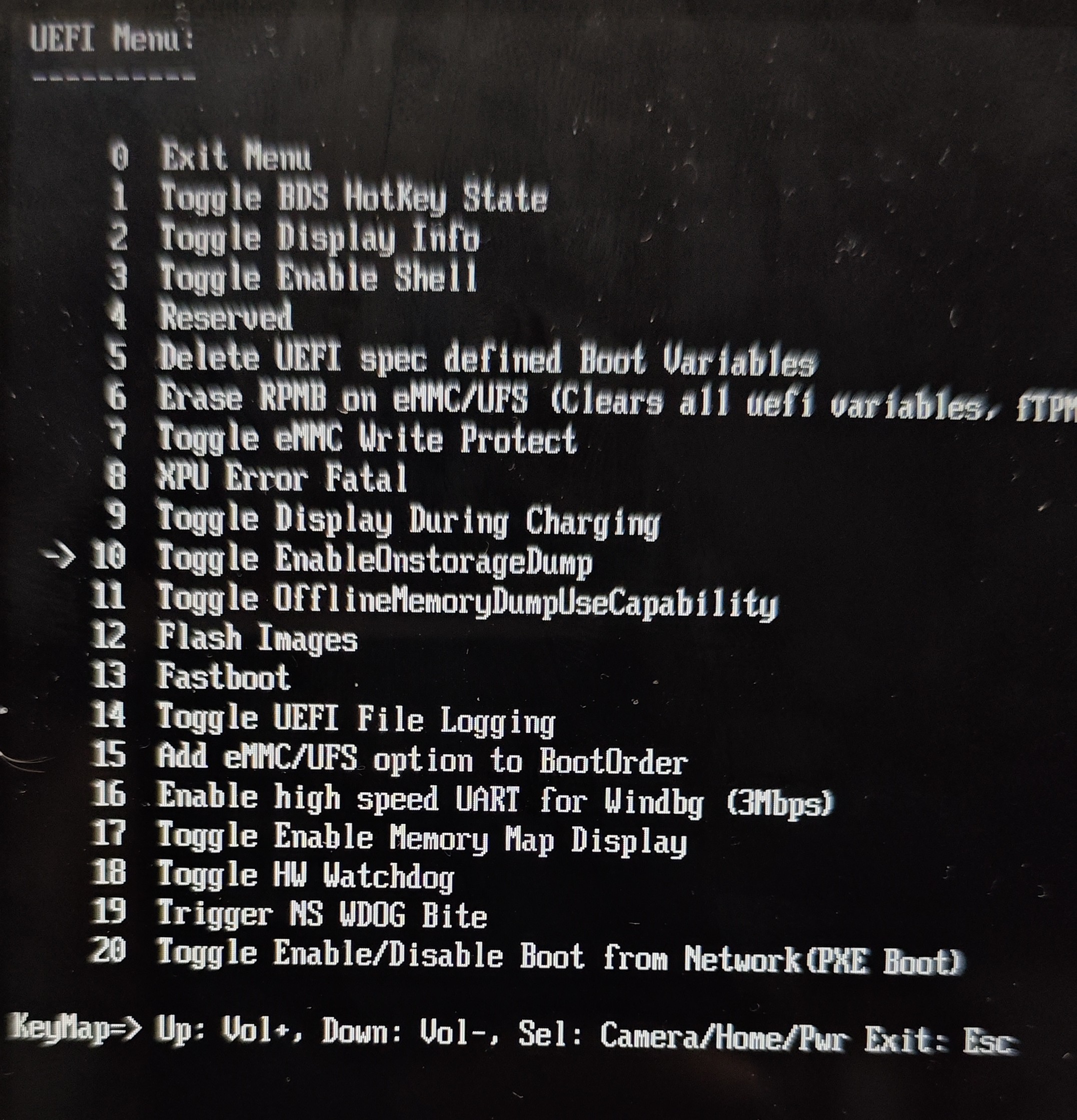 UEFI Menu